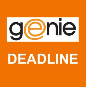 GENIE NEWS - COPY DEADLINE