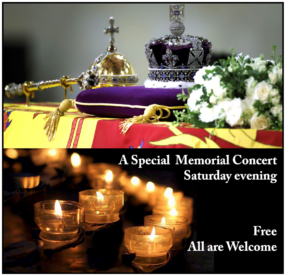Special free memorial concert in honour of Her late Majesty Queen Elizabeth II @ St Thomas' Church